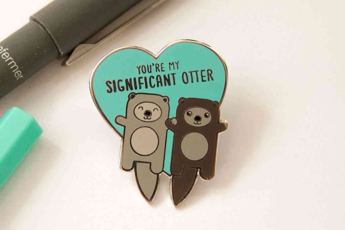 Significant Otter Enamel Pin & Card