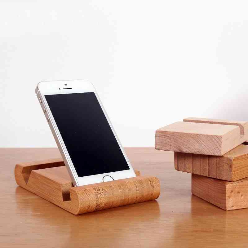 Porte-téléphone et carte en bambou