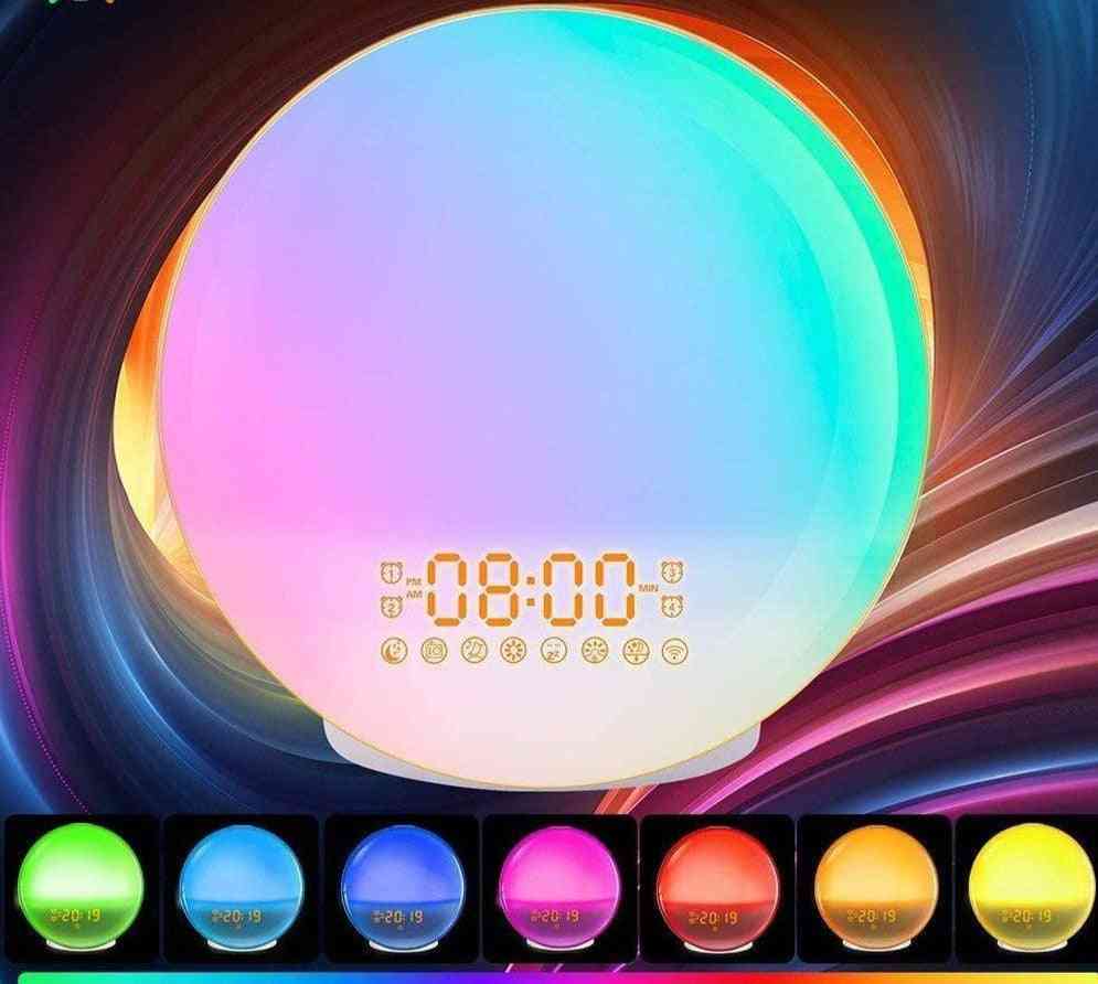 Smart Colorful Led Night Light Alarm Clock