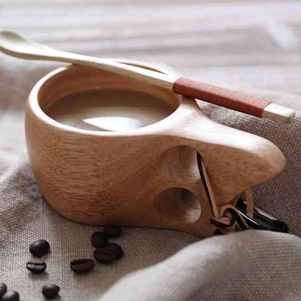 Wood Mug Wooden Coffee Cup