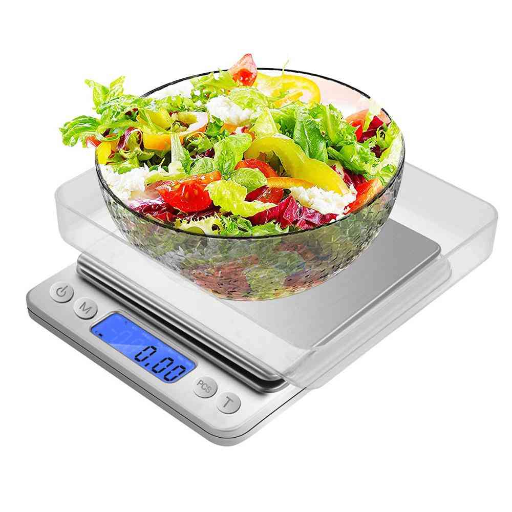 Lebensmittel digitale Küchenwaage Gewicht Gramm zum Kochen Backen