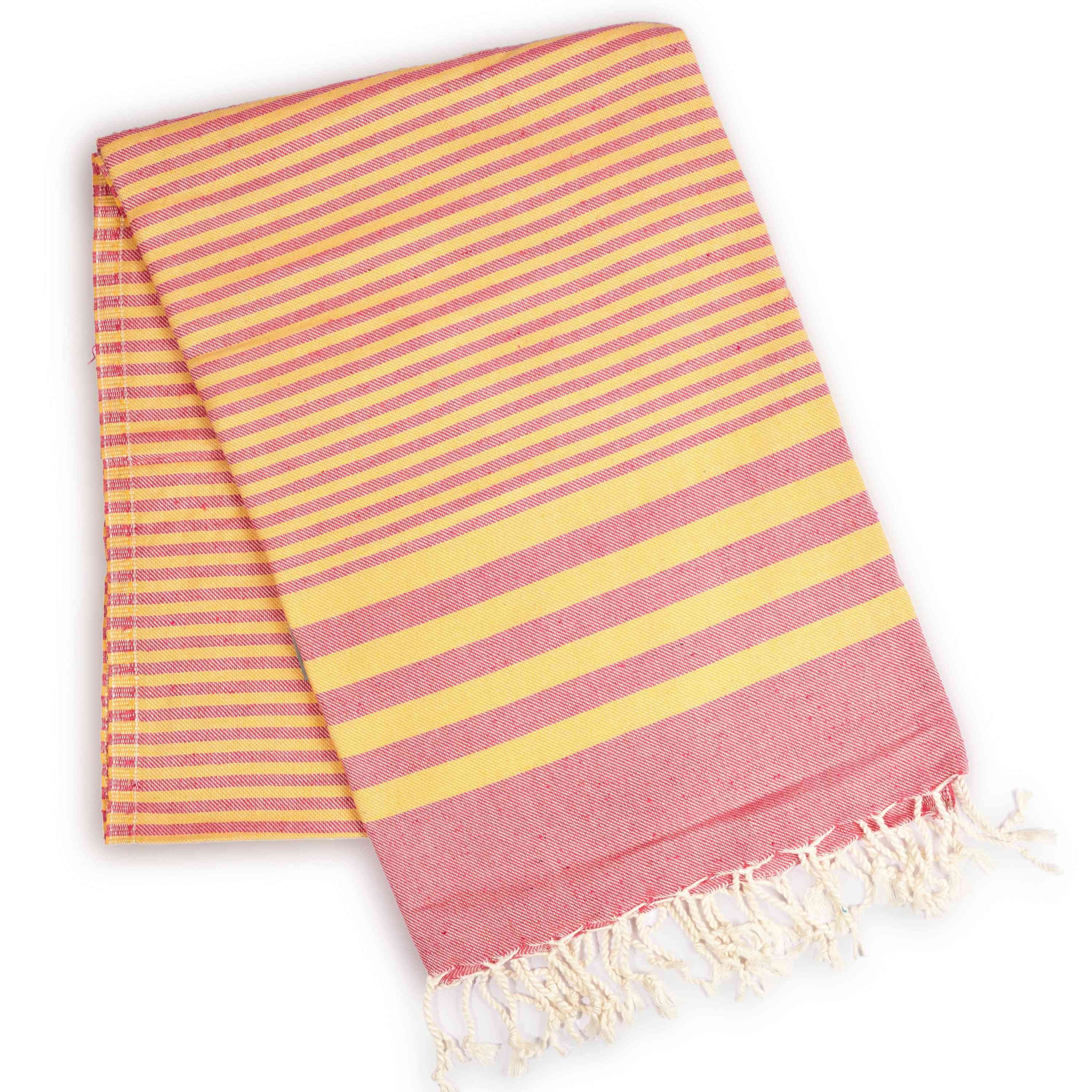 Attractive Striped- Fold Down Towel