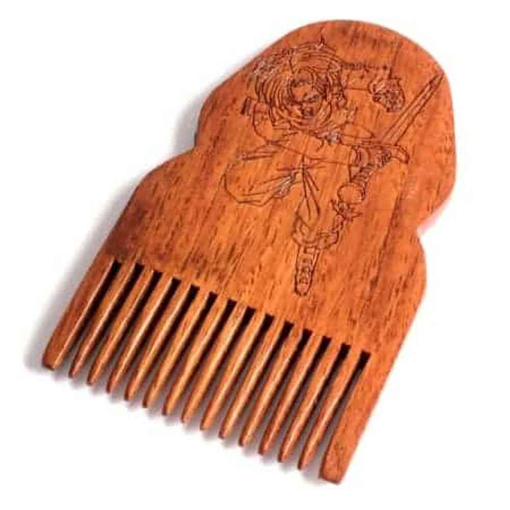 Dragon Ball Z Trunks Wooden Beard Comb