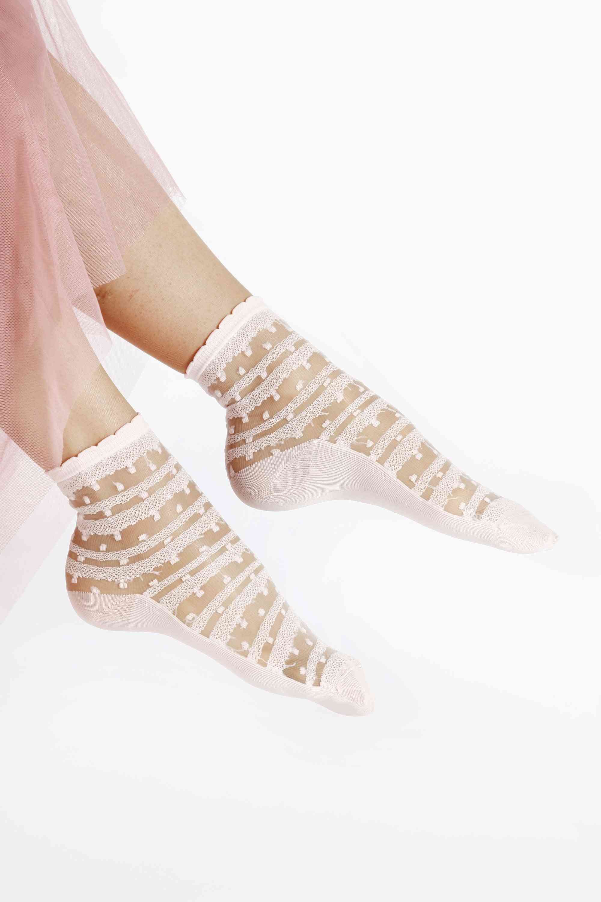 Elegante transparente Socken für Damen