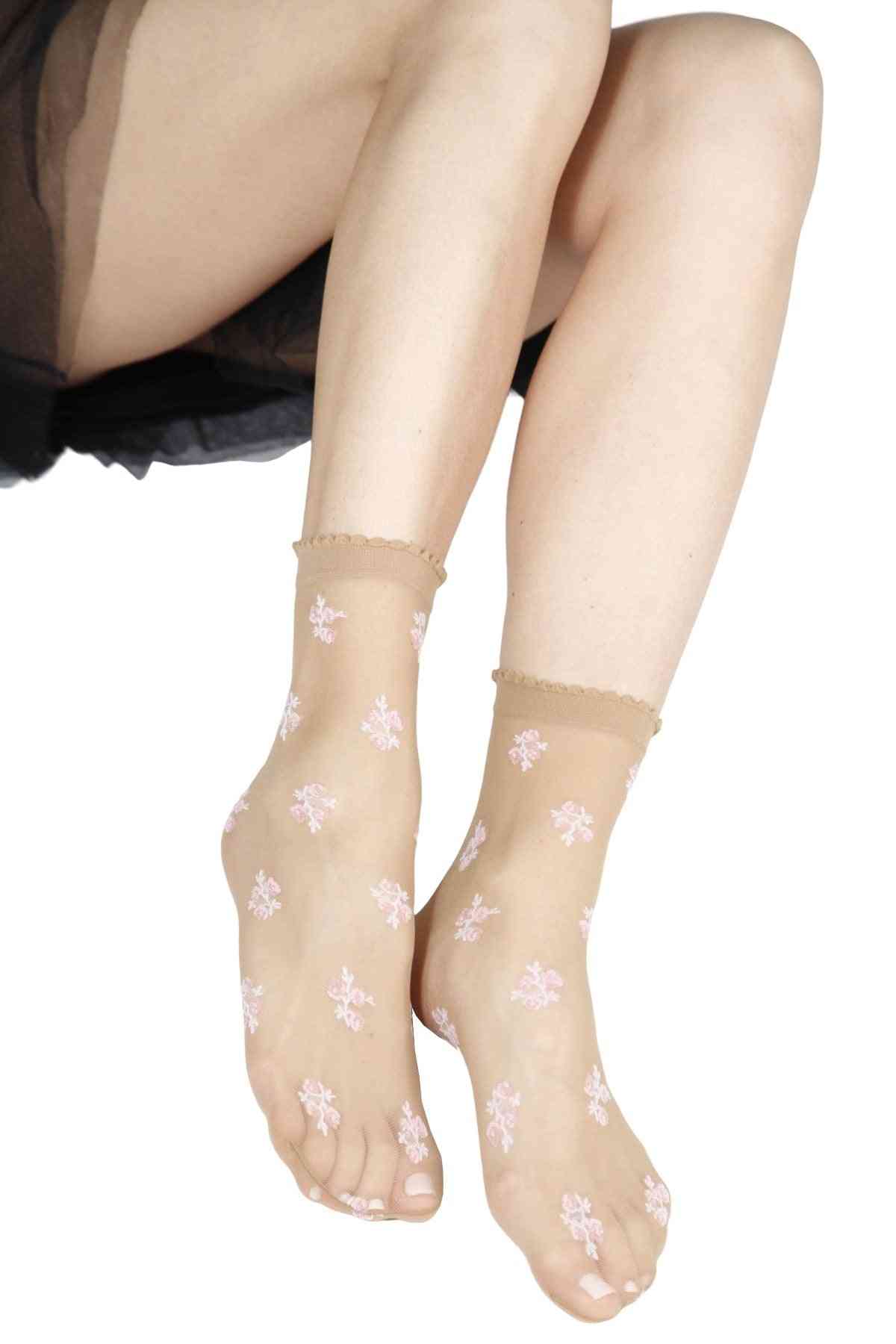 Elegante transparente Socken