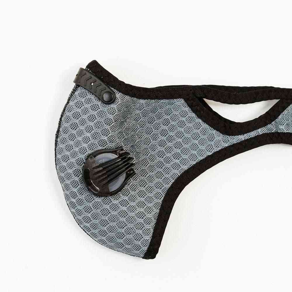 Gray Sports Face Mask