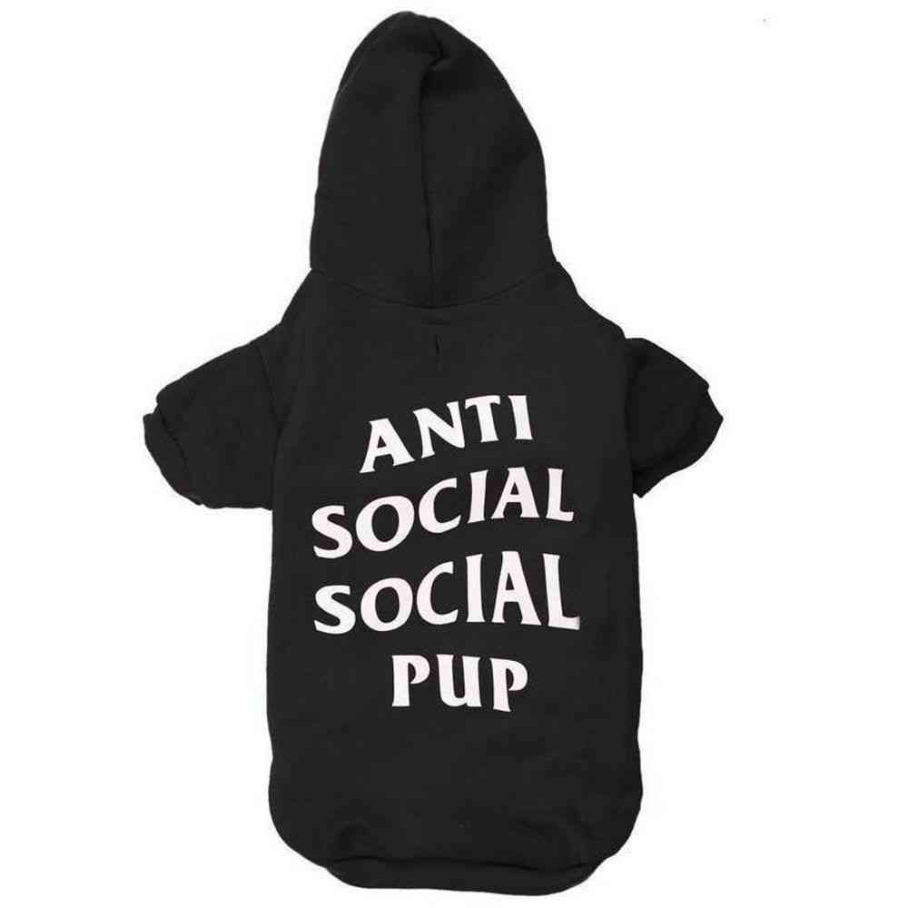 Anti-social Pup Hoodie For Dog
