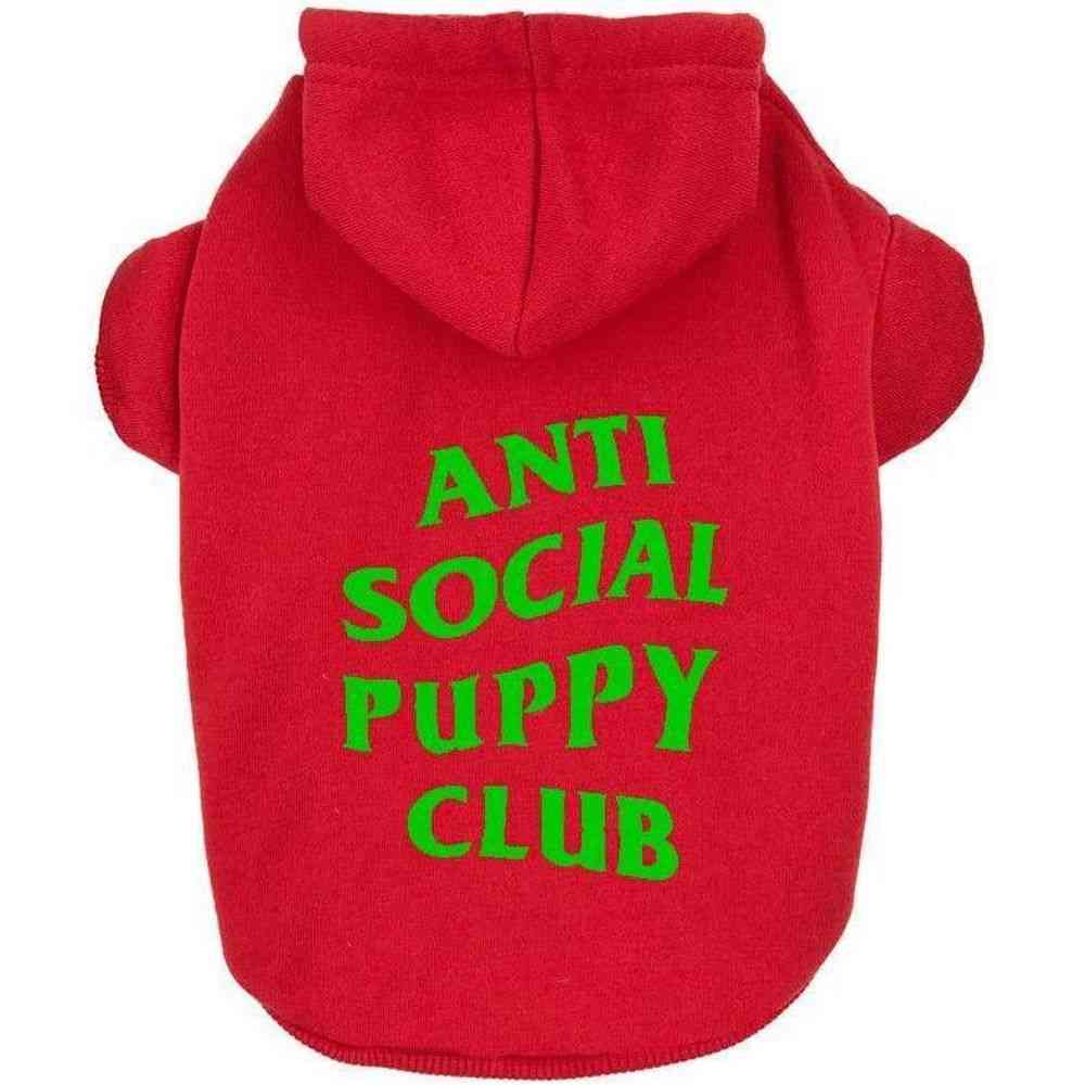 Anti Social Pup Hoodie For Dog