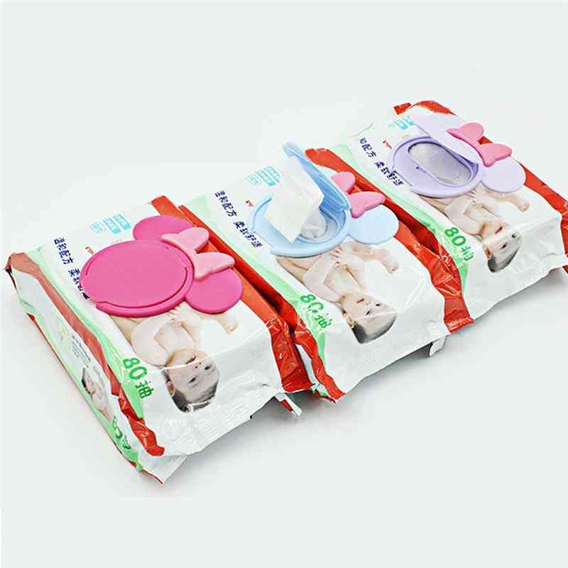 Toallitas para bebé tapa portátil de dibujos animados toallitas móviles accesorios útiles
