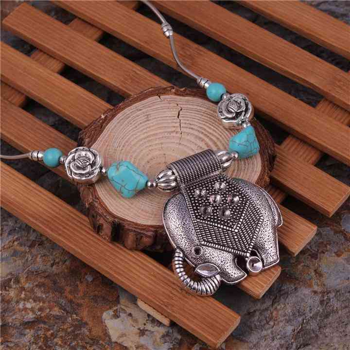Yoga-supreme Elephant Pendant Necklace