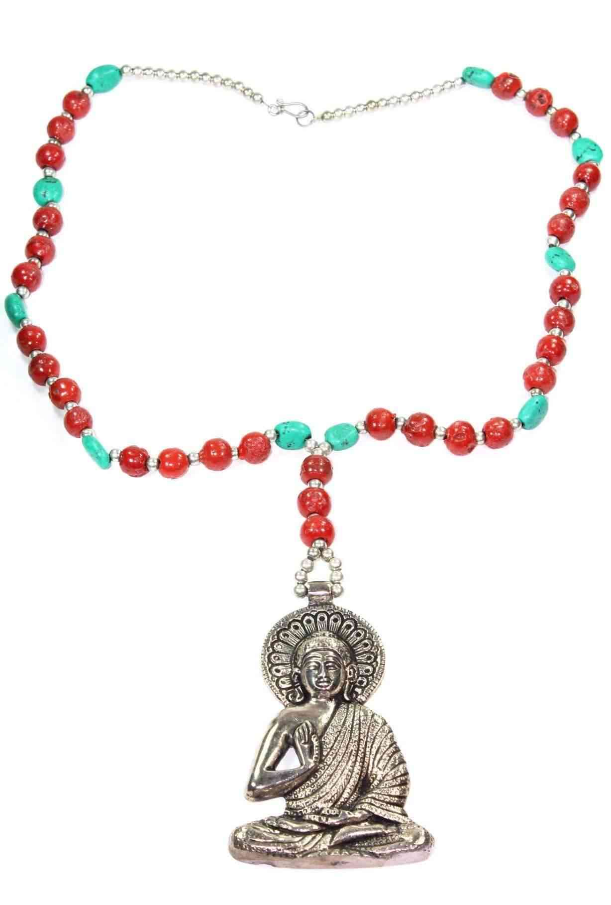 Grand Buddha Pendant Necklace