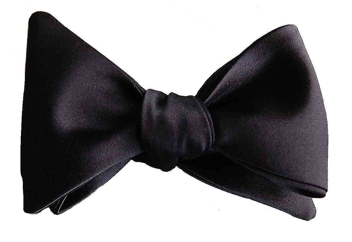 Black Butterfly Bow Tie: Quantum Of Solace
