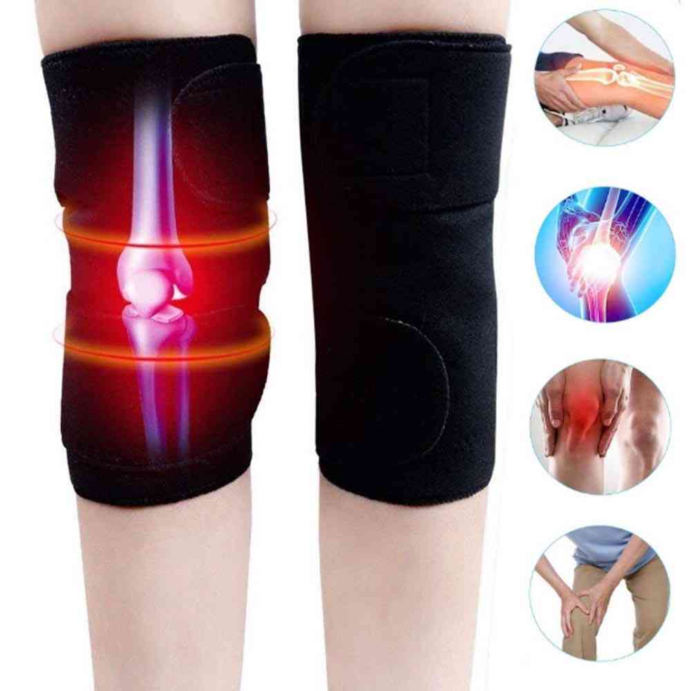 Self Heating Magnetic Knee Brace Therapy Support Belt