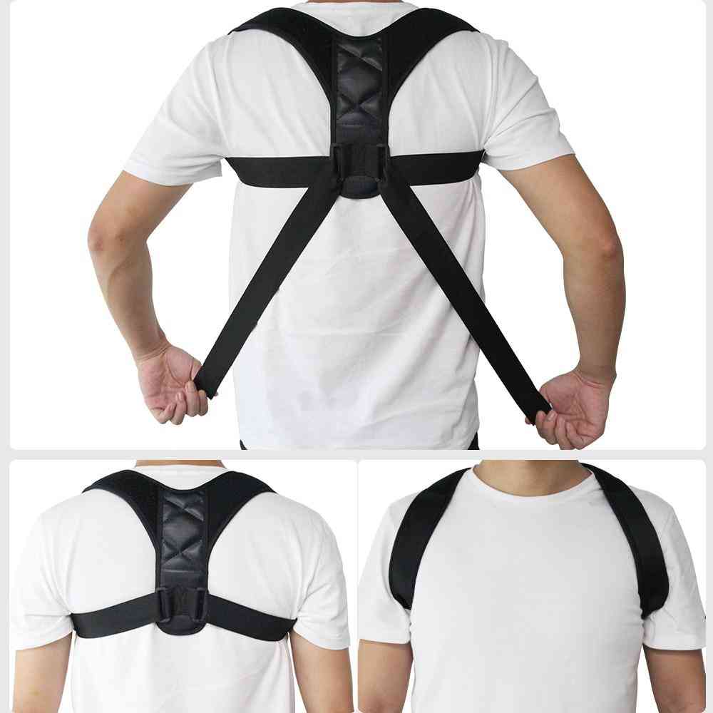 Adjustable Back Posture Corrector Support Belt Prevents Slouching