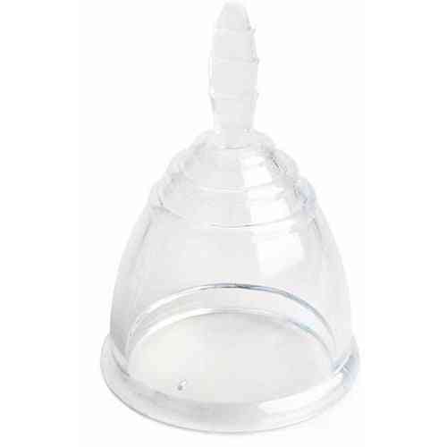 Nepropusna-čisti prozirna menstrualna čašica