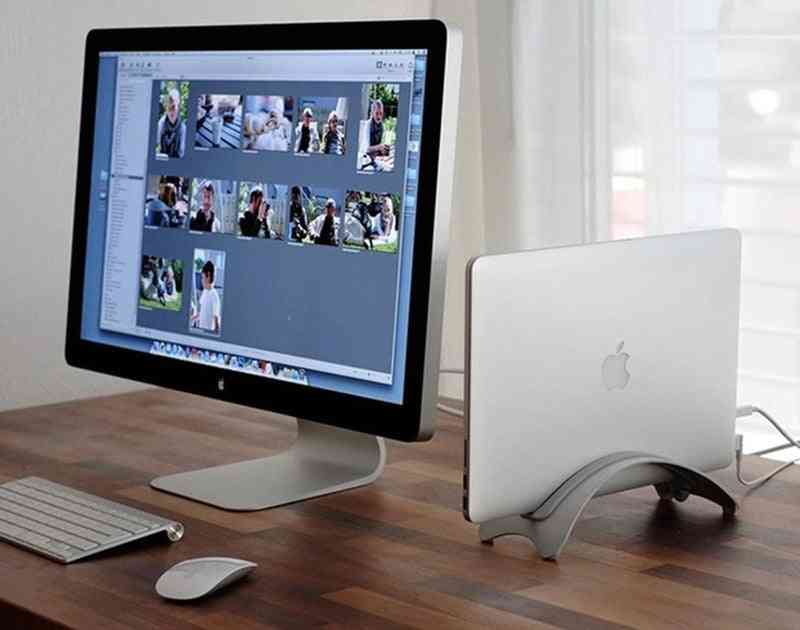 Aluminium Arced Macbook Desk Stand