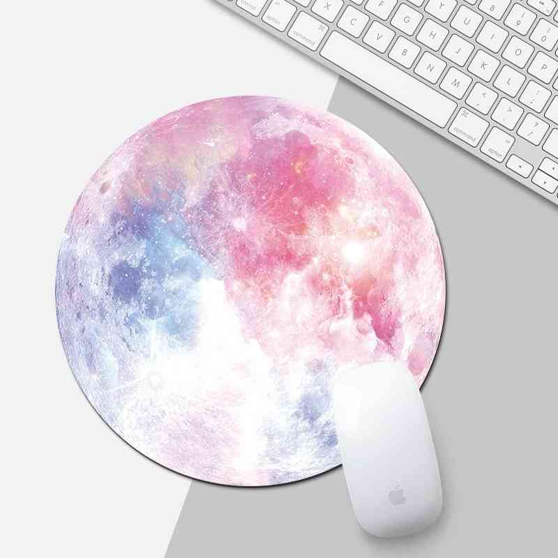 Galaxy Moon Pattern-mouse Pad