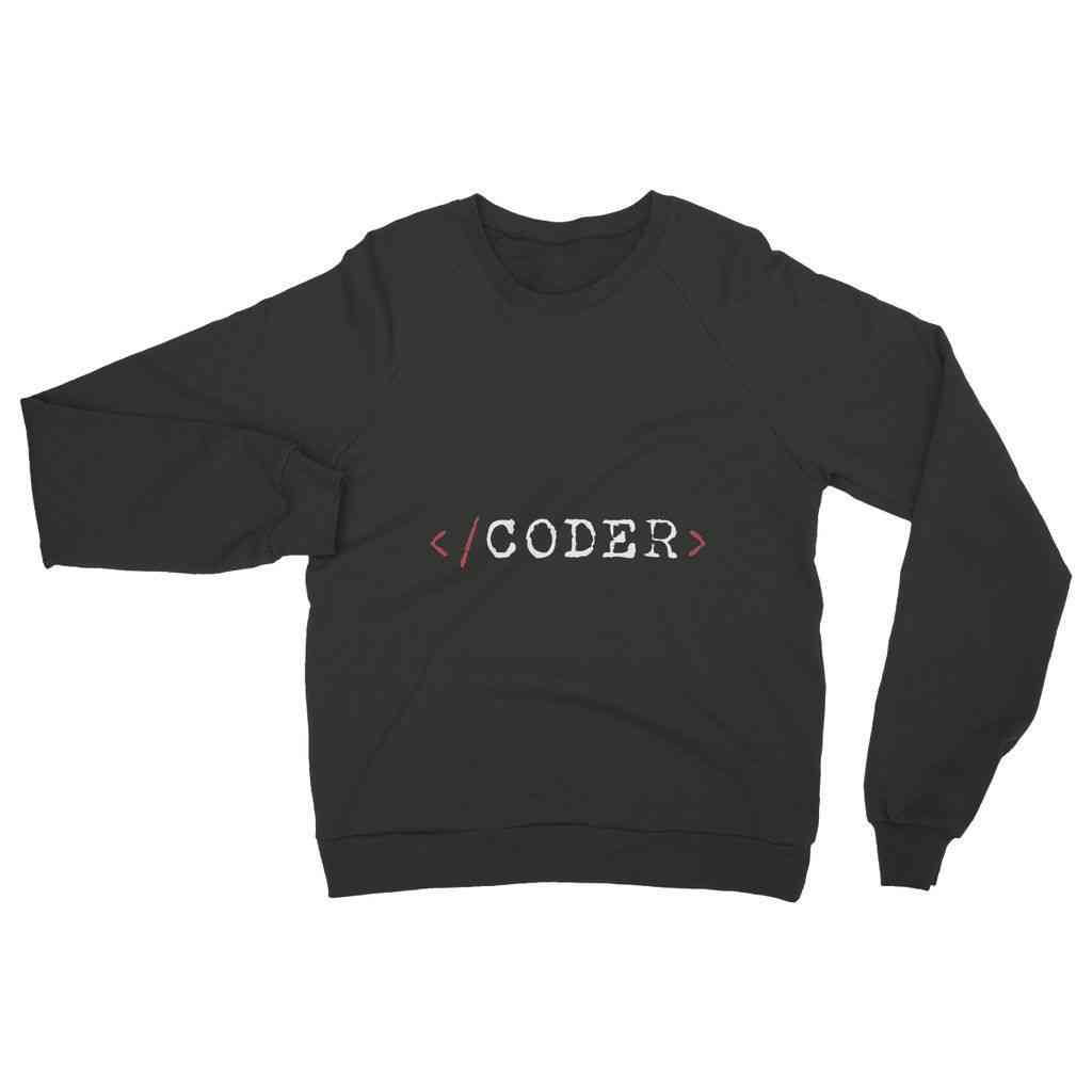 Coder Letter Printed, Womens Sweatshirt