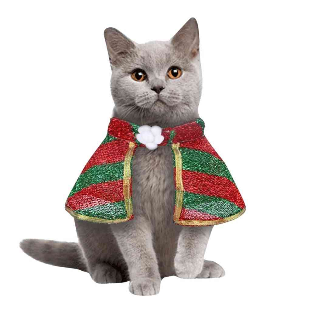 Ropa de cosplay de navidad para gatos y perros trajes de chaquetas de invierno encantadoras