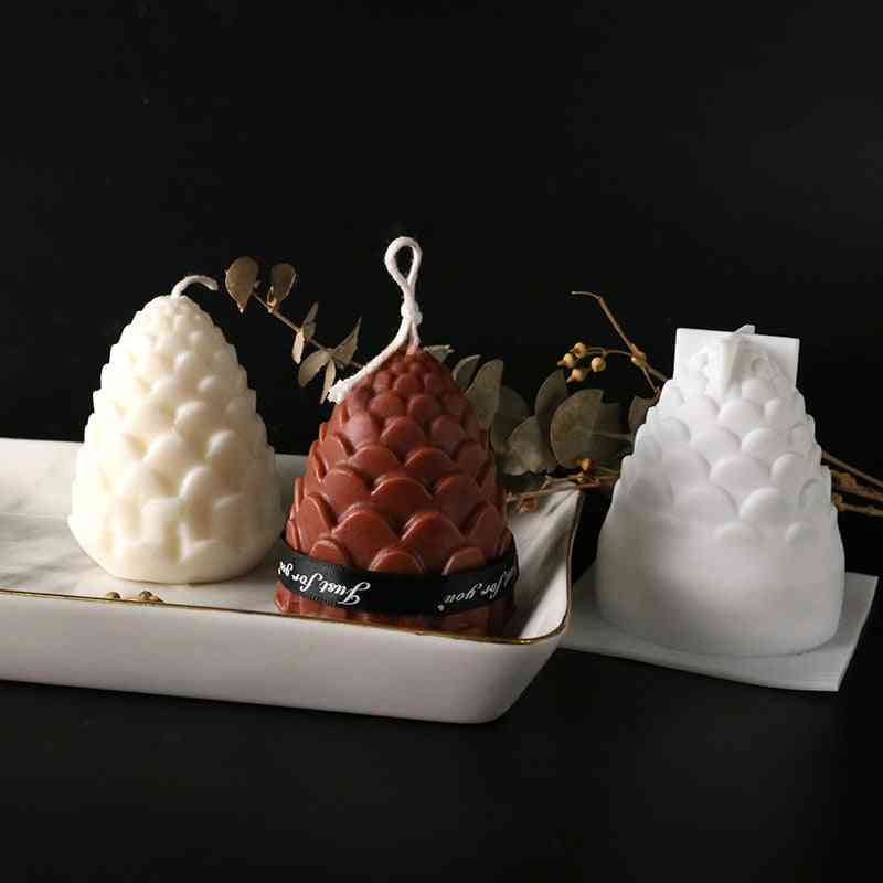3d Pine Cones Silicone Mold For Diy Handmade Candle