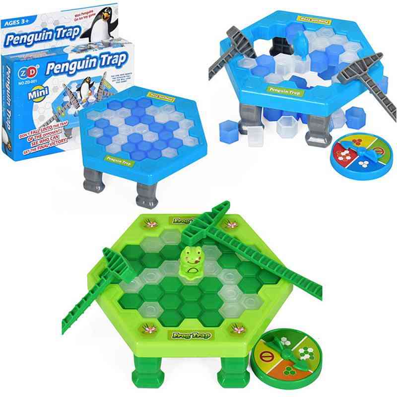 Interactive Game Break Ice Block, Hammer Penguin Trap Toy