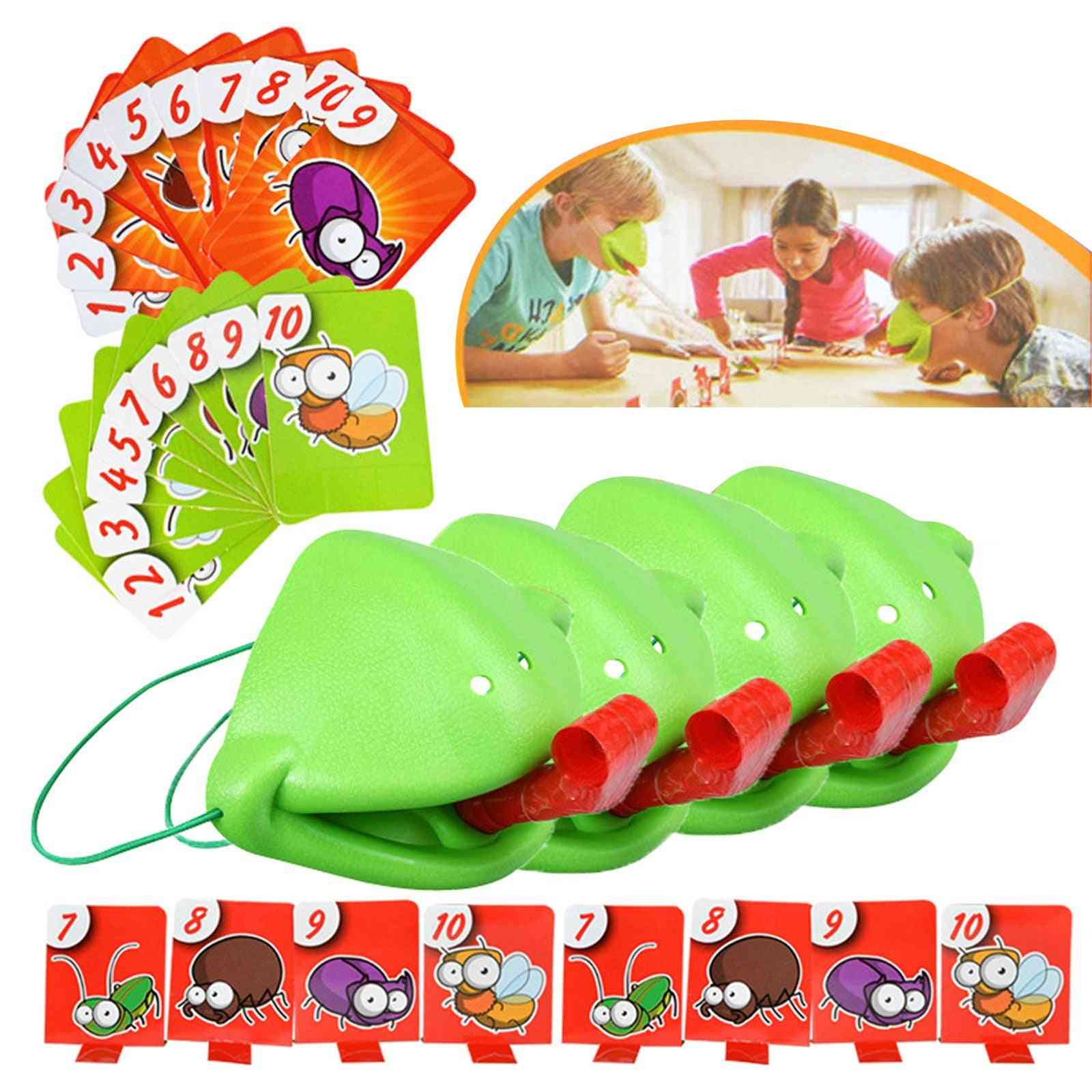 Tongue Chameleon Frog Mouth Take Card Tongue Toy