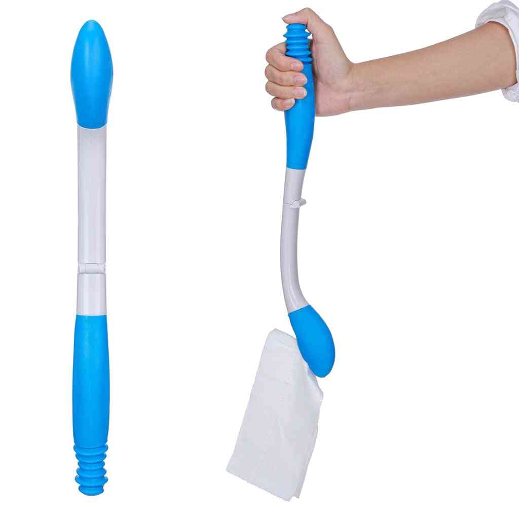 Alça longa inferior alcance conforto limpador auto-limpante suporte suporte papel higiênico para limpar banheiro