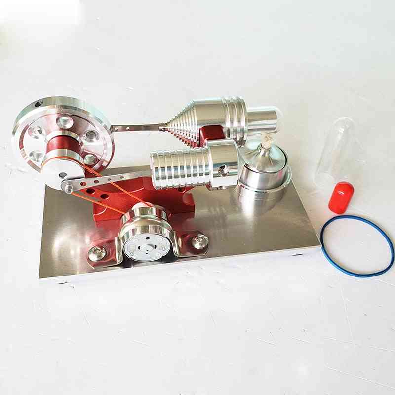 Micro modelo de motor gerador de vapor stirling