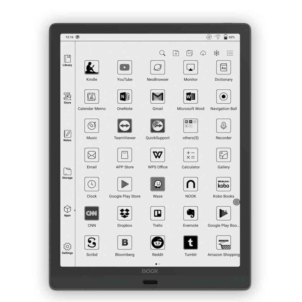 Tablet s elektronickým atramentom android, čítačka elektronických kníh typu c