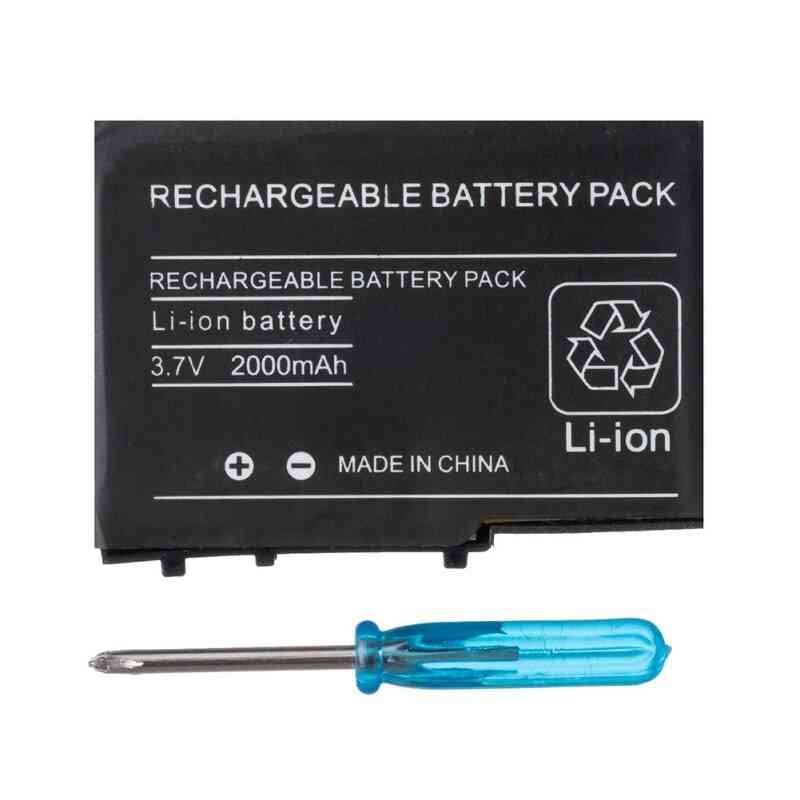 Batería de iones de litio recargable, paquete de herramientas de repuesto con mini destornillador