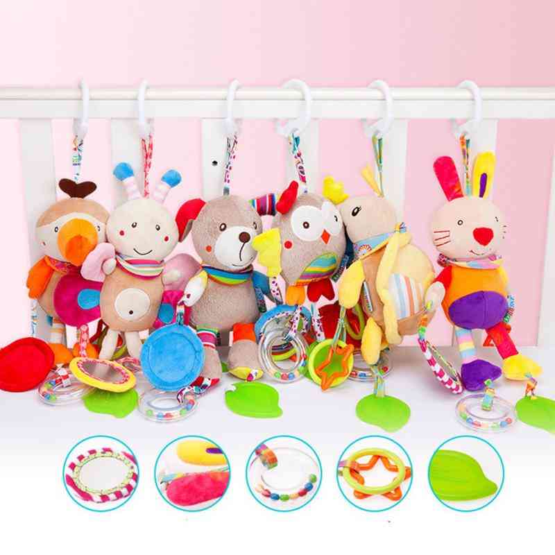Cartoon Animal Mobile Infant Rattle Baby Toy