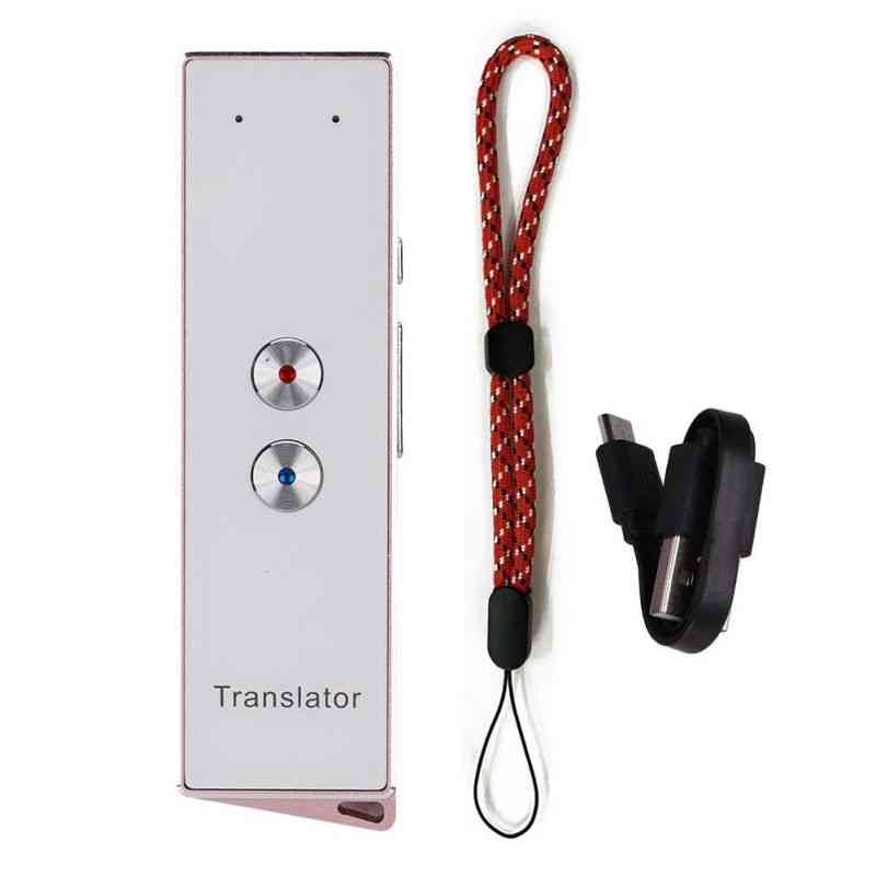 Smart Voice Portable Two-way Real Time Multi-language Translator