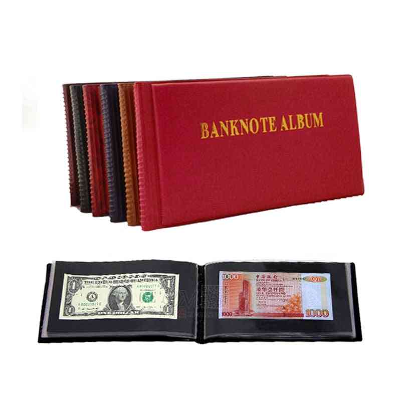 Banknote Album, Paper Money Currency Stock Collection Protection Case