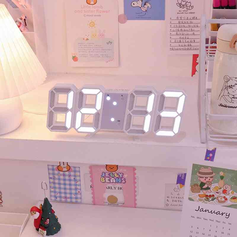 Digital Alarm Clocks, Snooze Function Table Calendar Electronic Watch