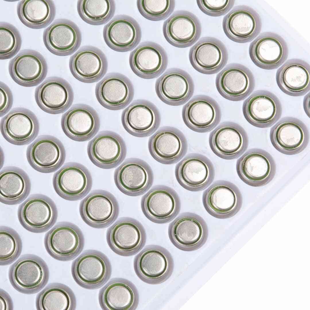 100pcs 1.5v Button Batteries For Small Electronic Devices