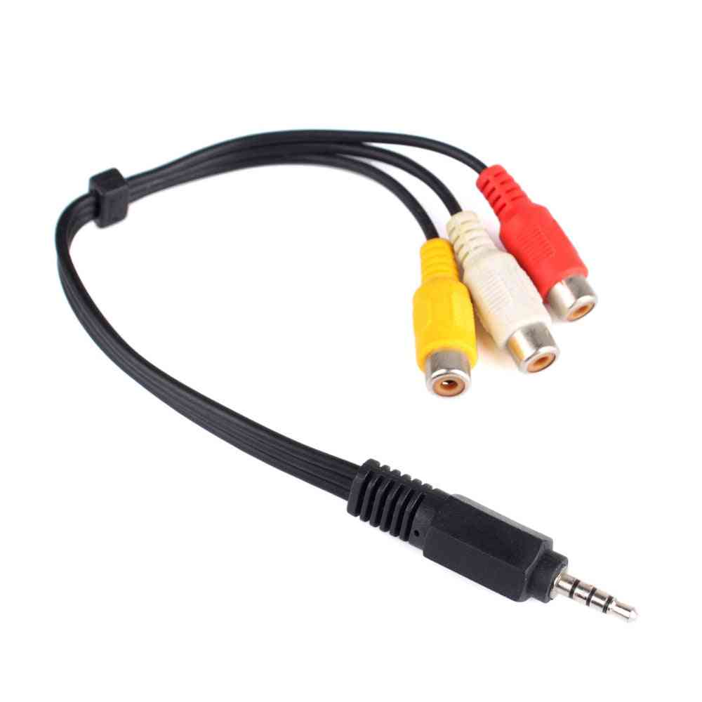 Hd 3rca Av Cable For Satellite Receiver Dvb-s2 By Usb Wifi
