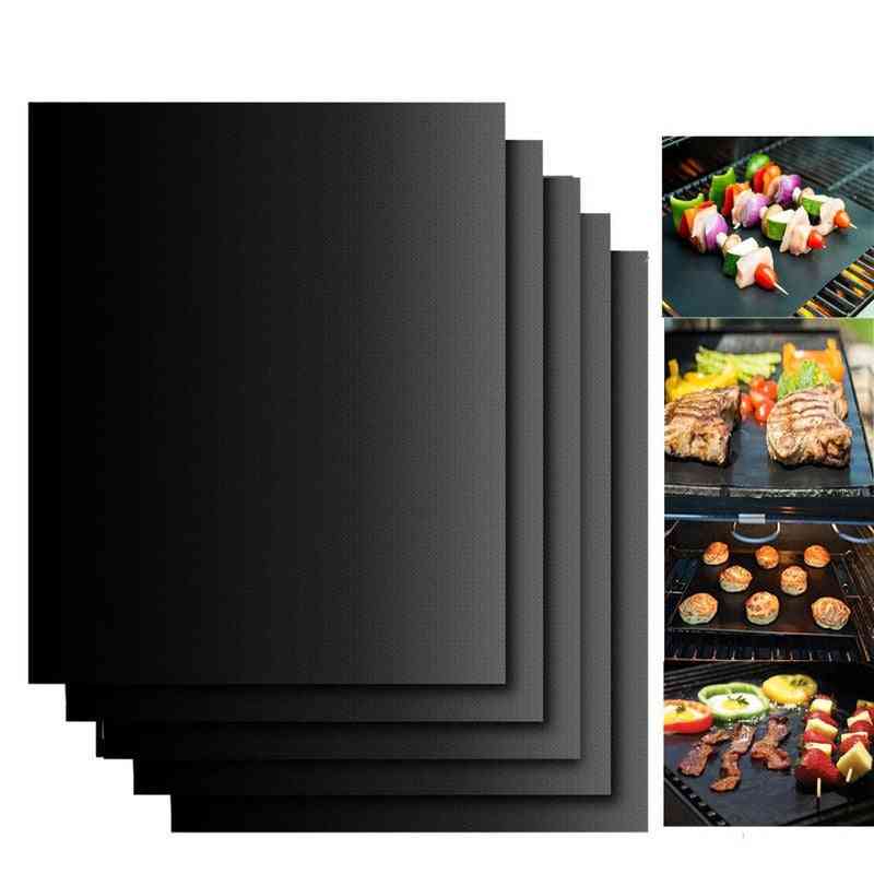 Reusable Non-stick Bbq Grill Mat Pad - Oven Tool Accessories