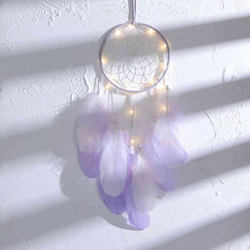 Dream Catcher- Feather Wall Hanging, Wind Chimes Art For Home Decoration