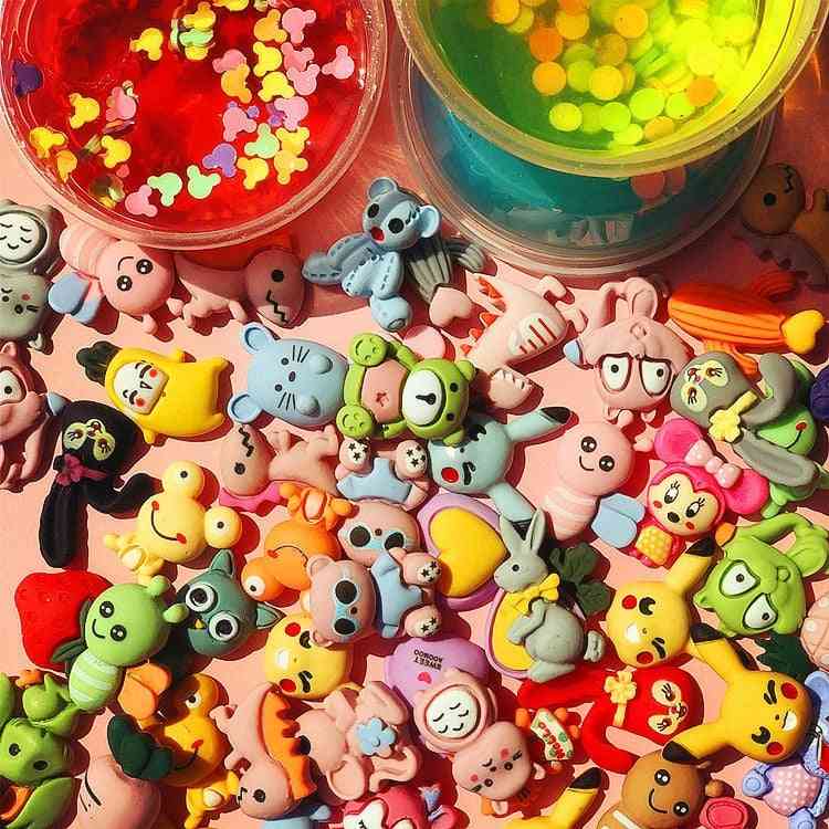 Cartoons Charms For Slime Supplies Polymer Clay Decor