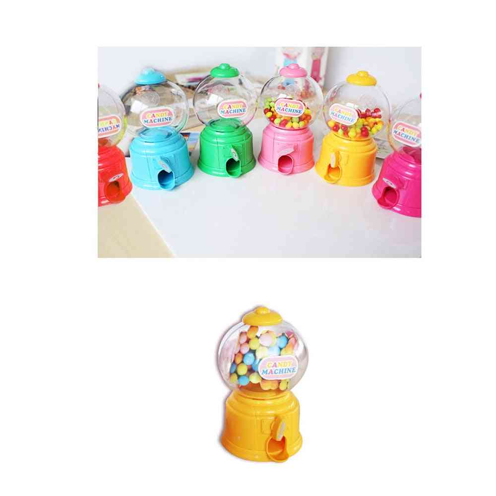 Mini Candy Machine, Bubble Gumball Dispenser Coin Bank Play House