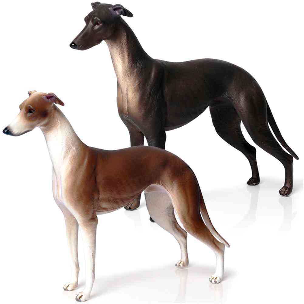 Simulation Greyhound Animal Pvc Model Action Figure Figurines