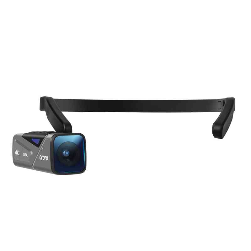 Mini videocamera 4k full hd, indossabile con fotocamera gimbal