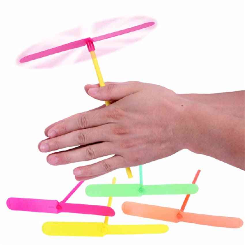 Novelty Plastic Bamboo Dragonfly Propeller Baby Outdoor Toy