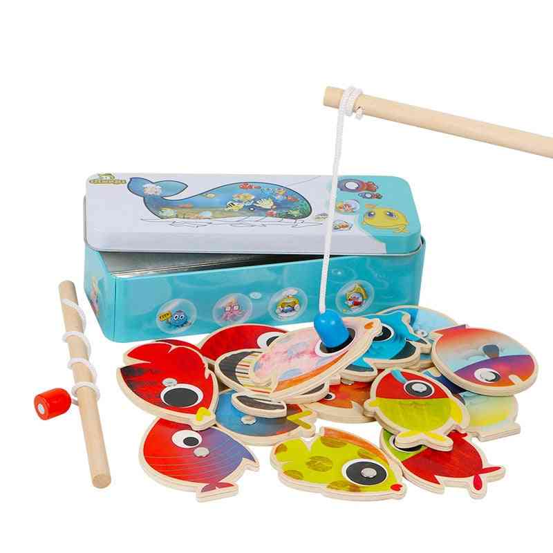 Fishes & Fishing Rods Wooden