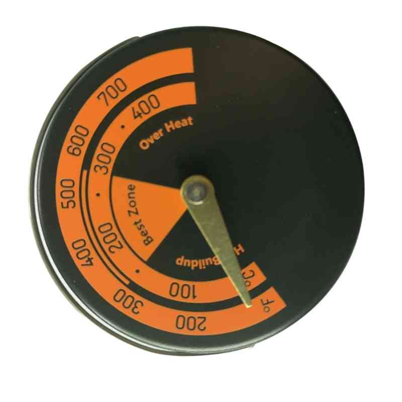 Termómetro magnético de la estufa del ventilador de la chimenea