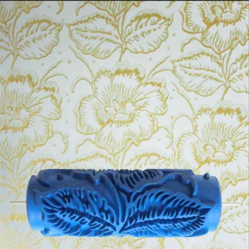18-patterns Wall Decoration Paint, Rubber Roller Brush, Head Without Painting Tools