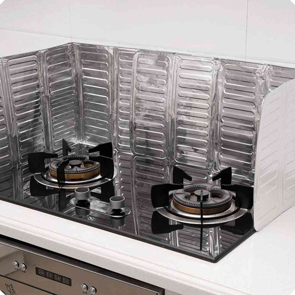Escudo anti-salpicaduras: cocina para freír, salpicaduras de aceite de sartén, cubierta de pantalla