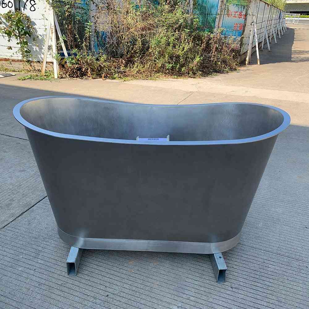 Cangler Tub Stainless Steel Bathtub