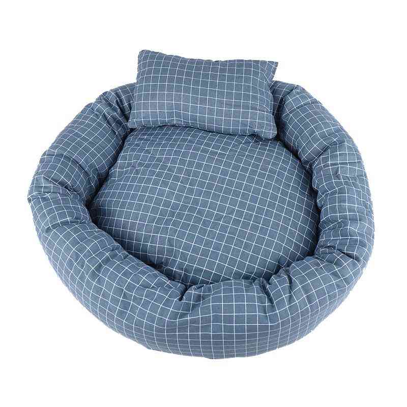 Round Fabric Pet Bed