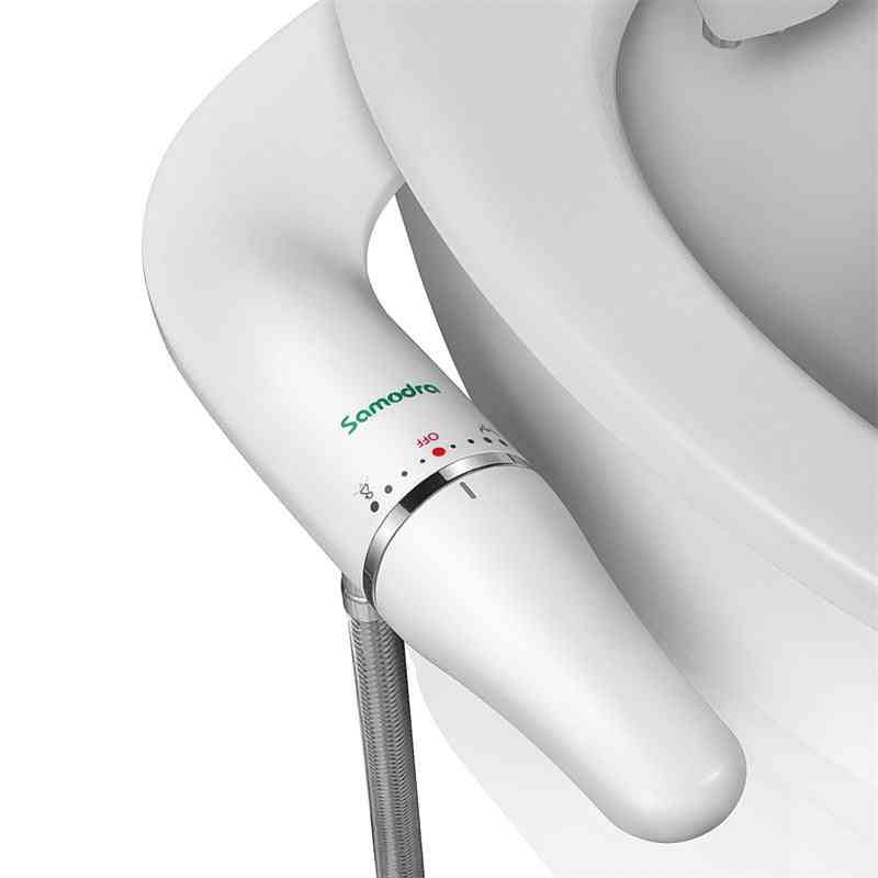 Bidet Attachment Ultra-slim Toilet Seat With Brass Water Sprayer